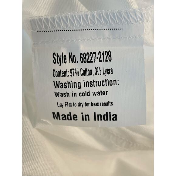 NWT Schneiders Cowgirl Royalty zip front long sleeve white show shirt L - Picture 3 of 10